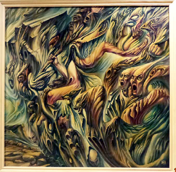 Копье, картина маслом художник  Кувшинов В.Н. живопись картины