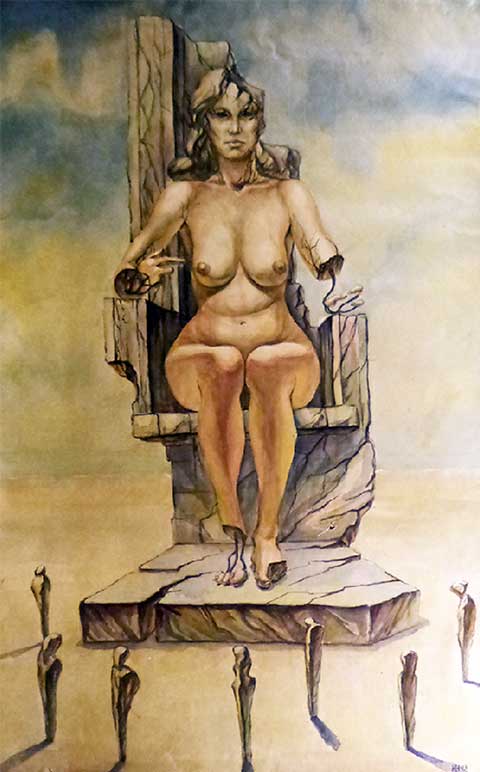 Вечность. 1993 год.  художник  Кувшинов В.Н.