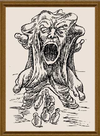 Пропаганда - графика художник Кувшинов В.Н. рисунки художника эскизы к картинам. 