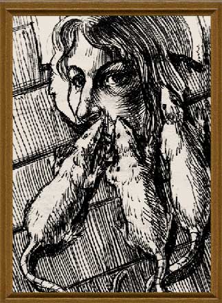 Переоценка - графика художник Кувшинов В.Н. рисунки художника эскизы к картинам. 