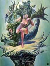 Игра  на лире, картина маслом художник  Кувшинов В.Н.