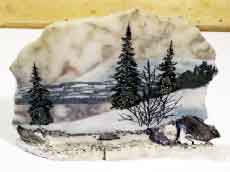 Сувениры из каменной крошки и доломита. Художник Кувшинов В.Н.